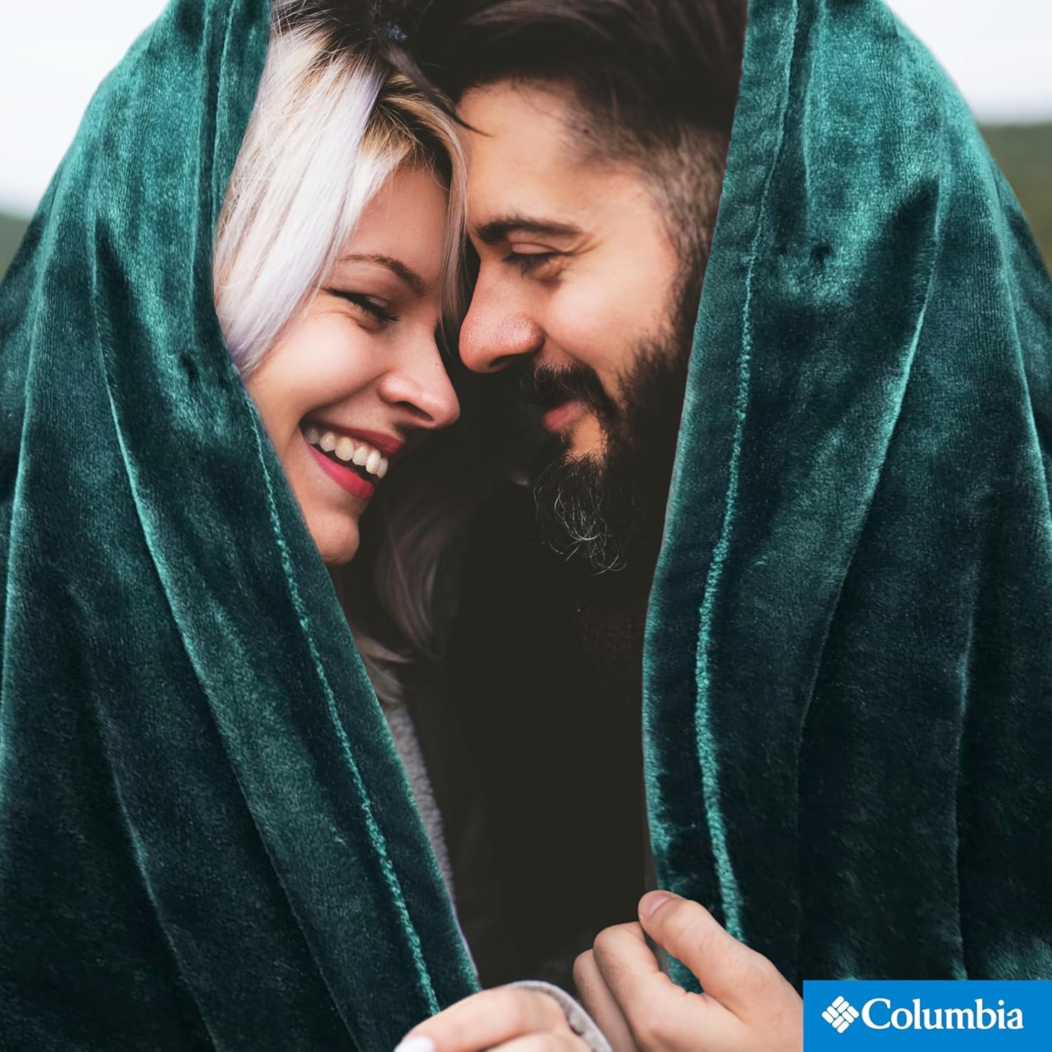 Columbia 50" x 60" Super Plush Lightweight Throw Blanket - Outdoor Essentials for Camping, Picnics, and Adventures, Soft and Cozy Home Essentials for Bed and Living Room - Night Wave - Image 3