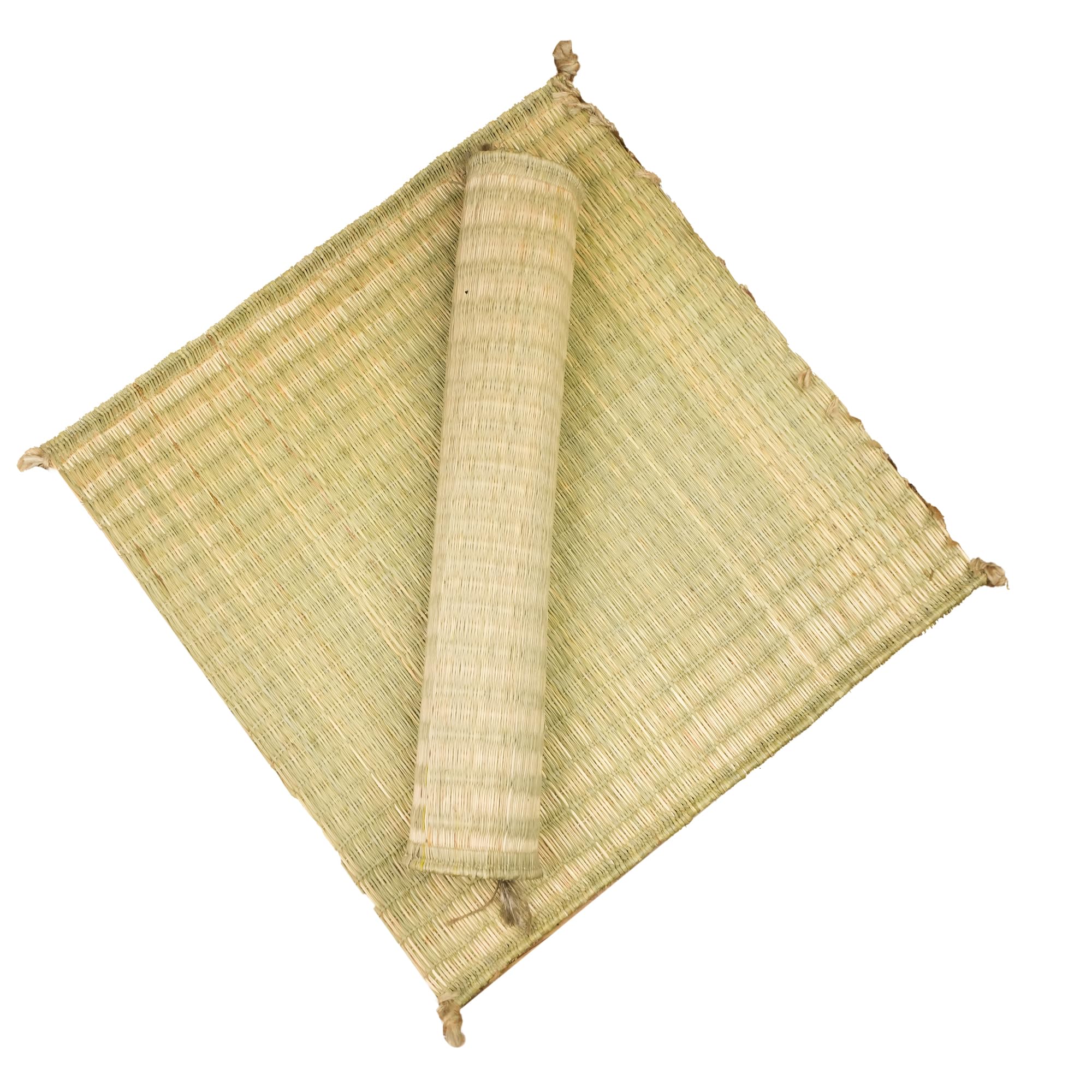 MAMAJI TECH SOLUTION Kusha Grass Pooja Mat for Sitting | Handmade Darbha Aasan for Puja & Meditation | Traditional Mandir Asan | Natural & Eco-Friendly Madurkathi Chatai (1, 20 * 20 Inch)-image-20
