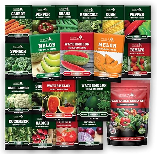 Paquete variado de semillas de verduras y frutas semillas de jardinería para plantar