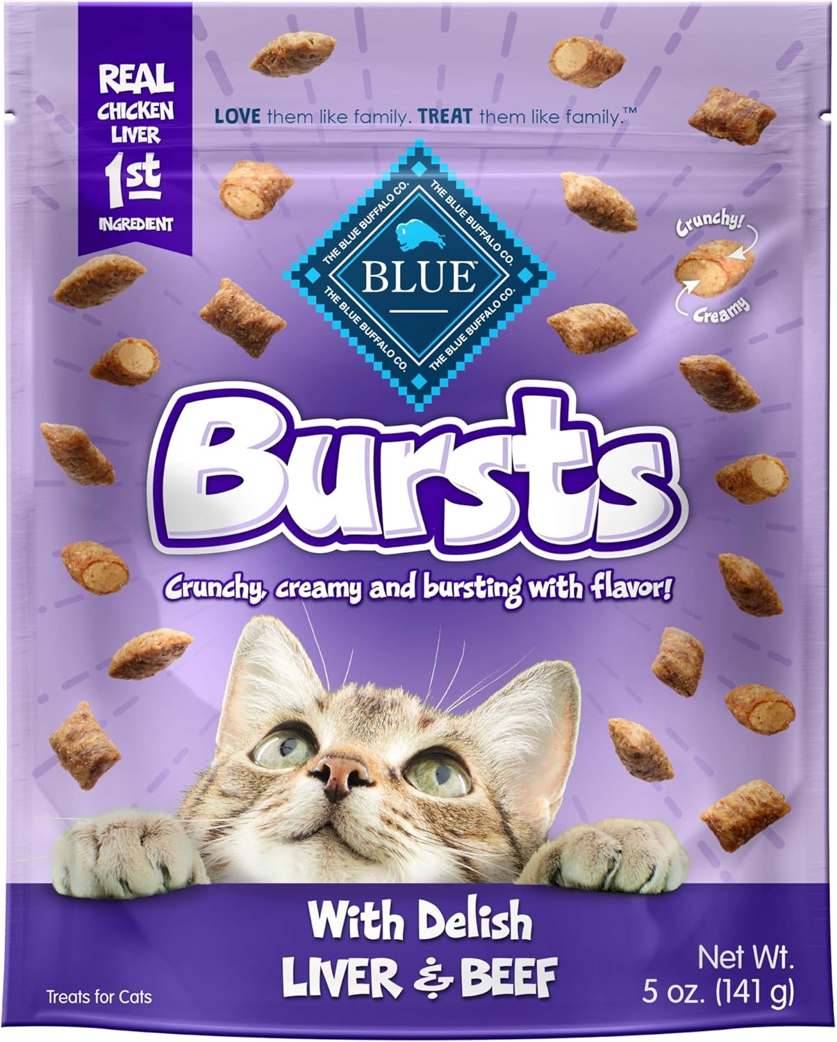 Blue Buffalo Bursts Crunchy Cat Treats
