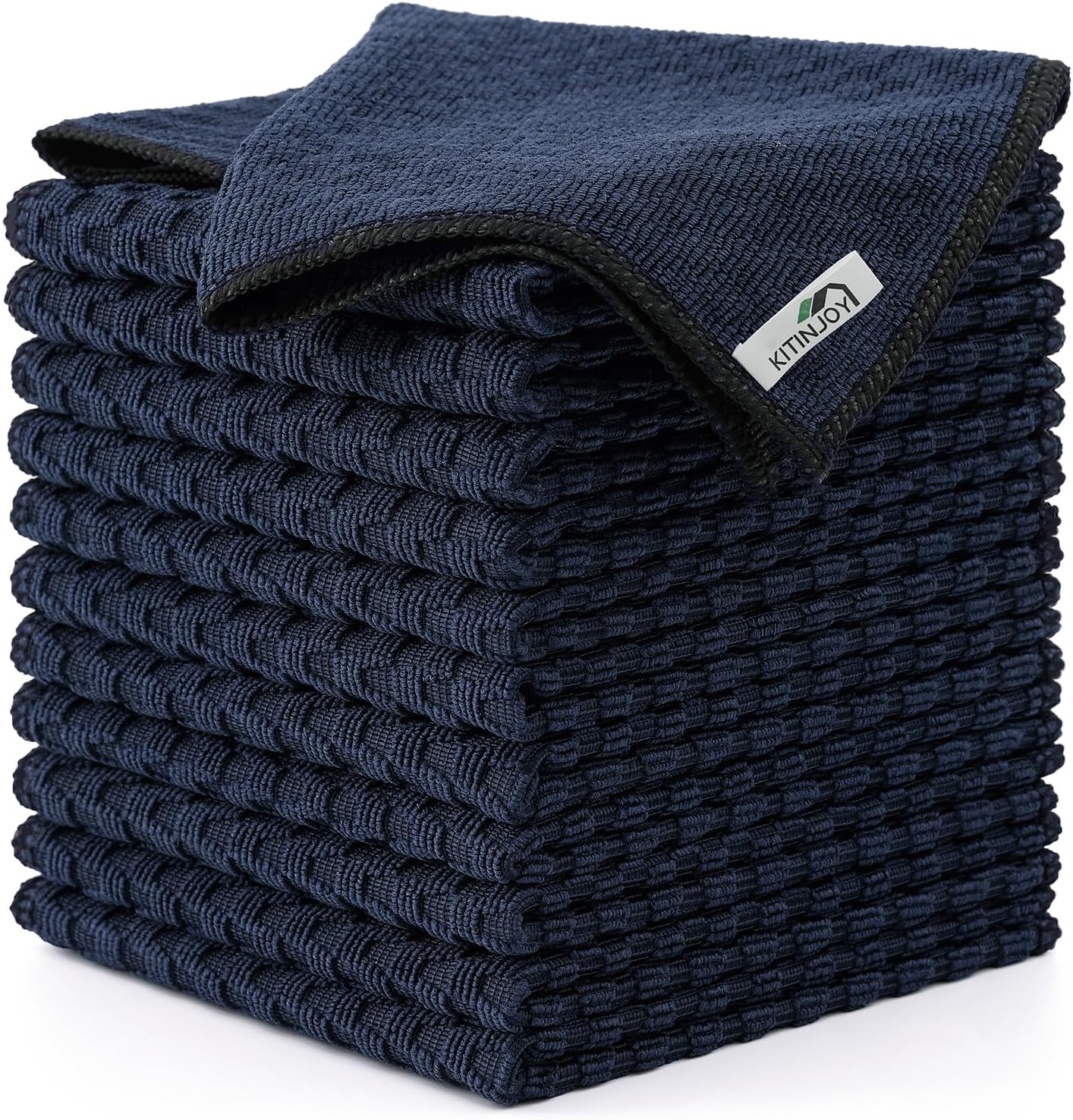Kitinjoy Microfiber Cleaning Cloth, 12 Pack Soft and No Lint Microfiber Towels Cleaning Supplies, Absorbent Fast Drying Cleaning Rags for Housekeeping, Kitchen, Window, 12 x12 Inches, Black Iris Kitinjoy Microfiber Cleaning Cloth, 12 Pack Soft and No Lint Microfiber Towels Cleaning Supplies, Absorbent Fast Drying Cleaning Rags for Housekeeping, Kitchen, Window, 12 x12 Inches, Black Iris