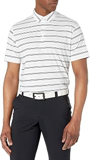 PUMA GOLF MATTR Striper Polo, Bright White-Navy Blazer