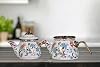 PR Home Laurel Mini Model Enamel Teapot