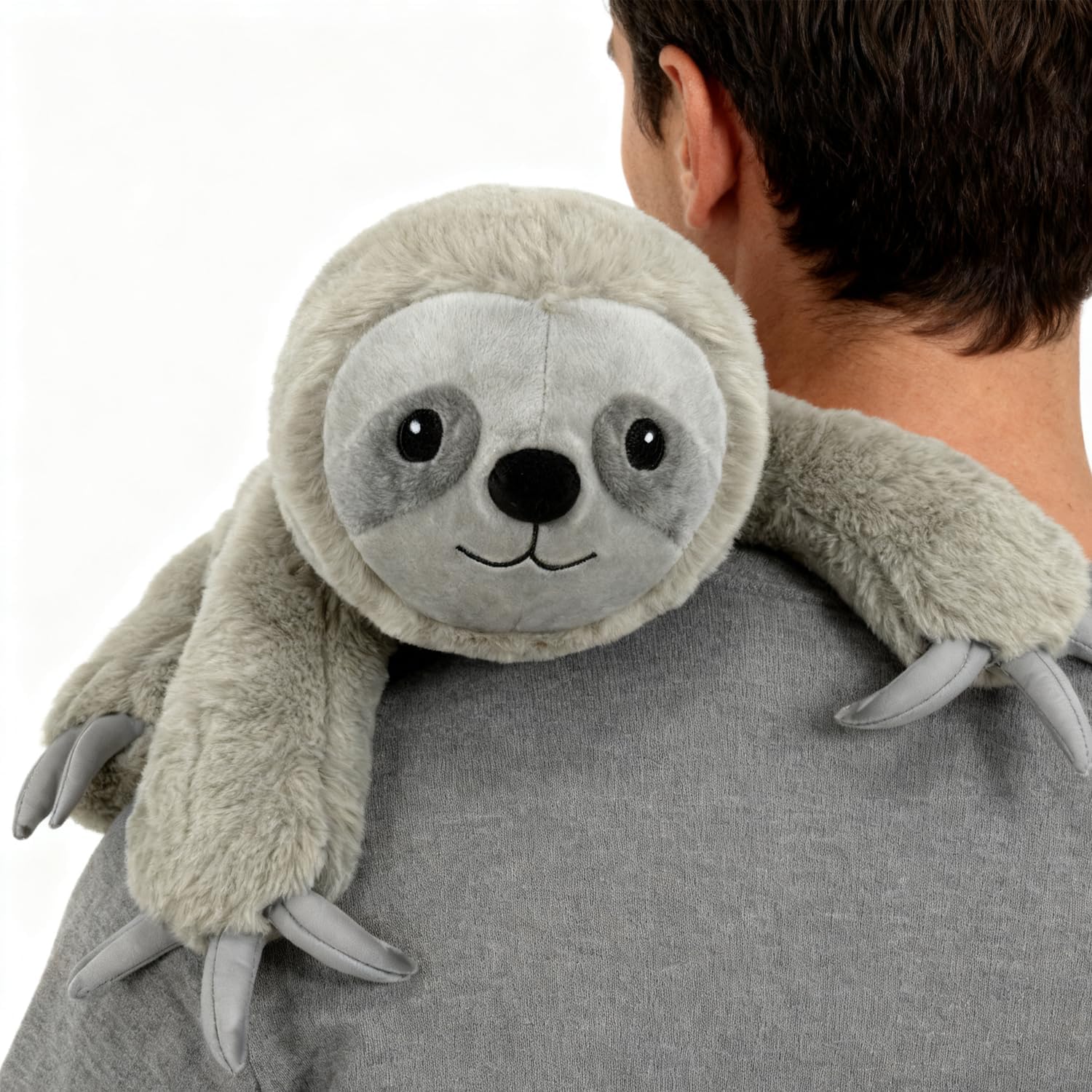 4.5 Lbs Weighted Stuffed Animals for Kids and Adults 22" Cute Sloth Shaped Toys Soft Weighted Plush Toys Gifts for Christmas Easter Birthday Holidays Ideal Huggable Plush Pillow (Sloth)