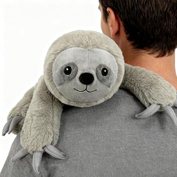 4.5 Lbs Weighted Stuffed Animals for Kids and Adults 22" Cute Sloth Soft Weighted Plush Toys Gifts for Christmas Easter Birthday Holidays Ideal Huggable Plush Pillow Sloth
