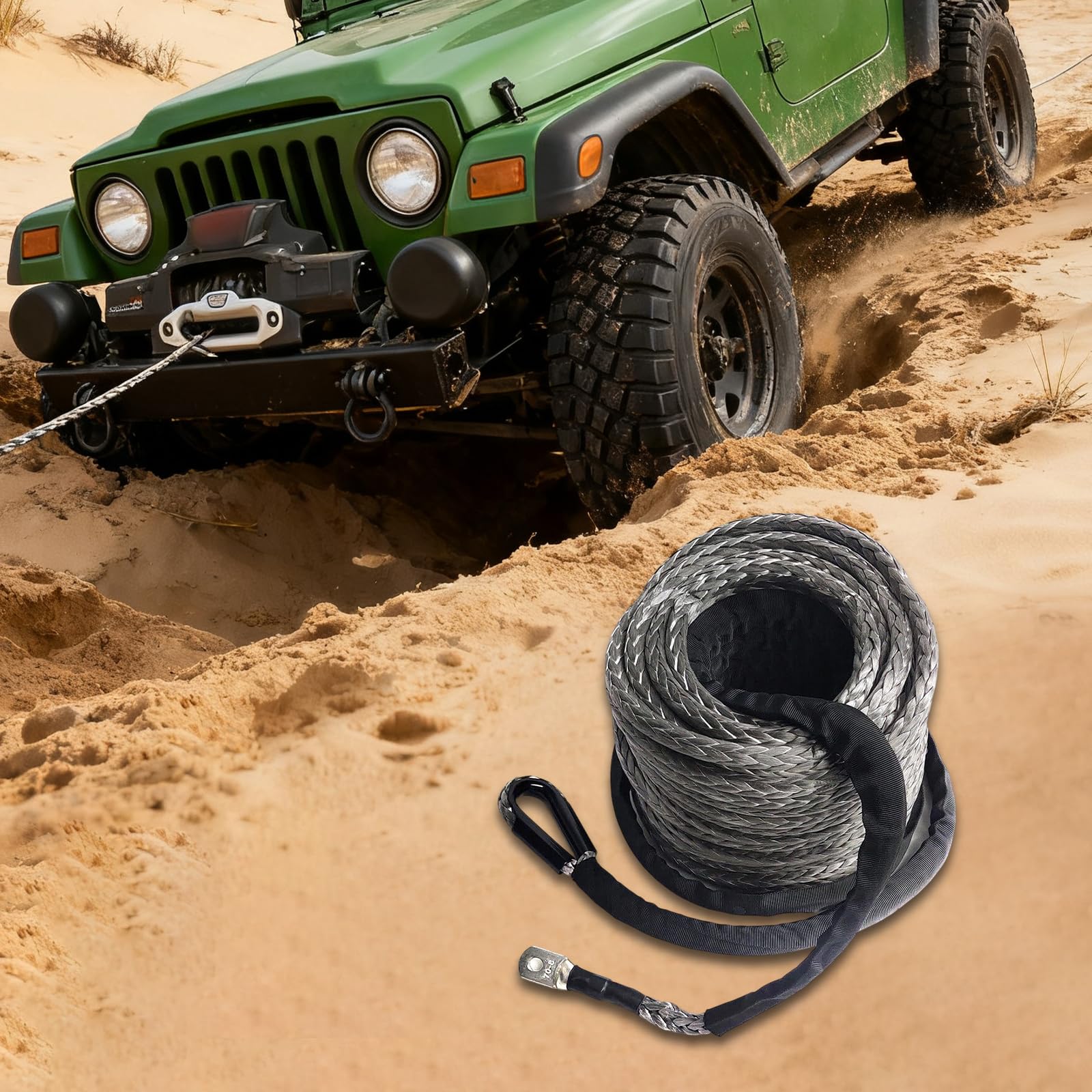 Windenseil UHMW PE 30m 10mm Abschleppseil Für ATV SUV Offroad