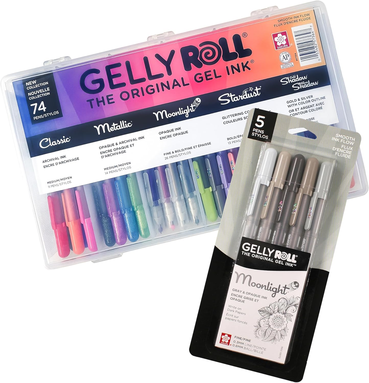 GellyCore 12-Pack Assorted Gel Pens – Special Effects Variety