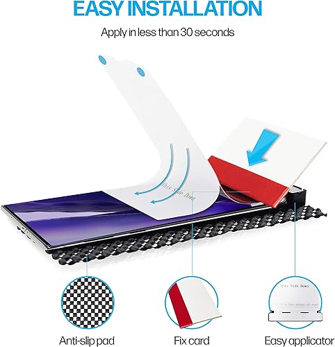 Miniatura 3 de Power Theory Película protectora de pantalla para Samsung Galaxy Note 20 ULTRA 2 unidades no de vidrio cubierta completa, compatible con fundas,