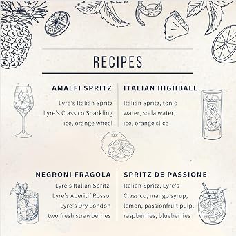Lyre's Non Alcoholic Italian Spritz Spirit, Award Winning Low Calorie Alcohol Free Aperitif Alternative, Vegan Friendly Zero Proof Bitter Orange Style Spirit for Spritz and Cocktails (700ml)