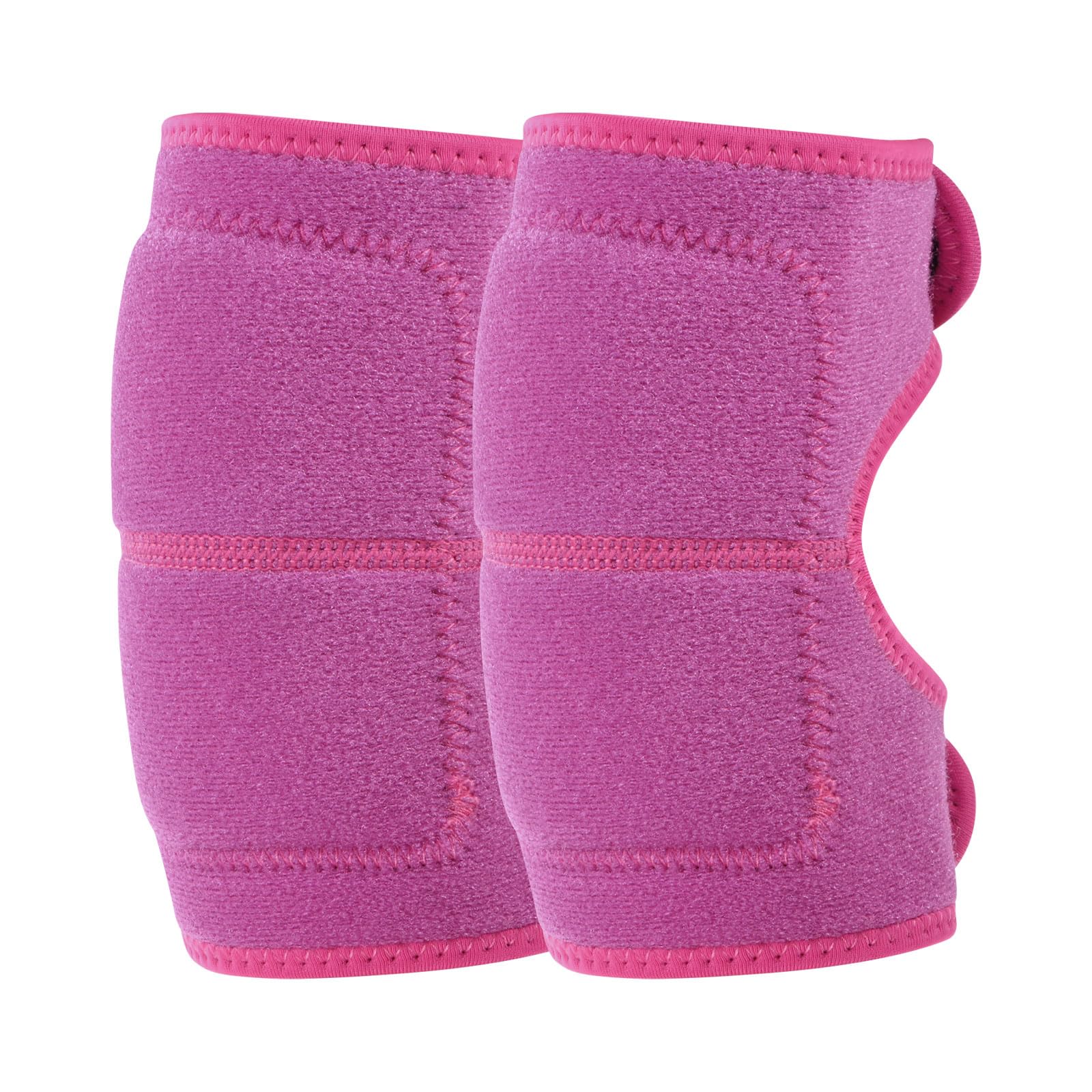 M METERXITY 2-Pack Gardening Knee Pads, Thick Foam Garden Knee Pads with Adjustable Straps for Garden/Construction/Flooring/Cleaning, Suitable for 10"-12" Leg Circumference Size S [Rose Red]