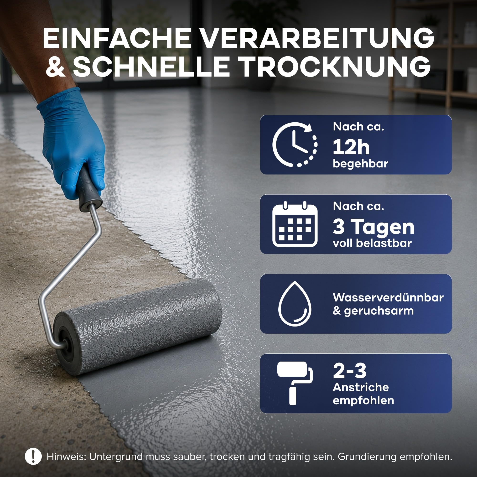 Plid® Płynne tworzywo sztuczne do wnętrz i na zewnątrz, kolor antracytowy szary, 5 l – płynne tworzywo sztuczne – warstwa ochronna na podłogę i ścianę, farba do betonu, wodoodporna – powłoka podłogowa