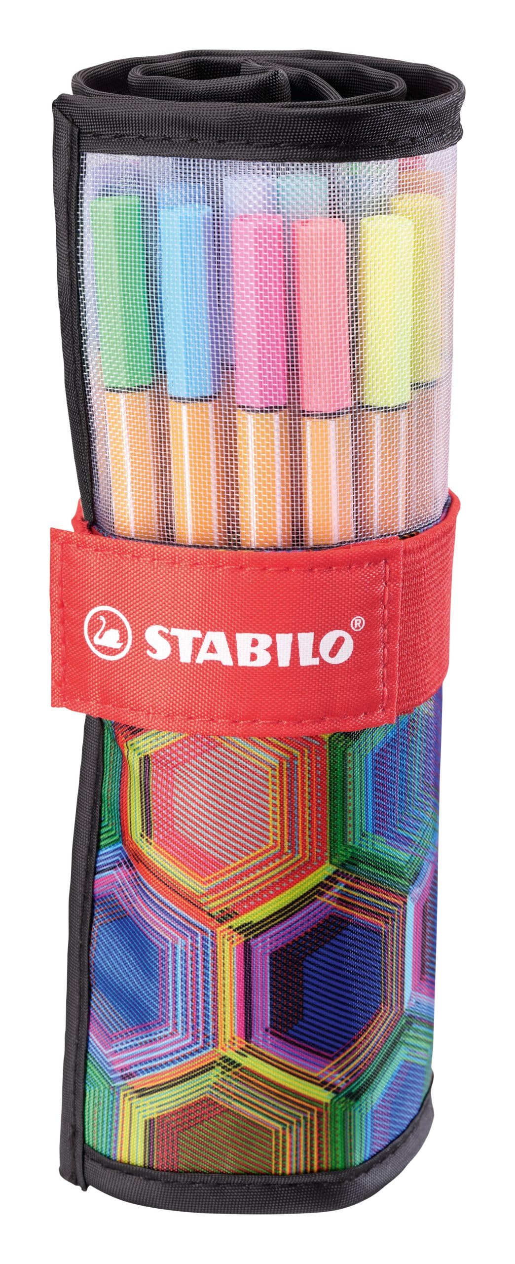 Fineliner Stabilo Point 88 Arty Edition Roller Tempo Schwarz bei 25 Farben | 5 Stücke