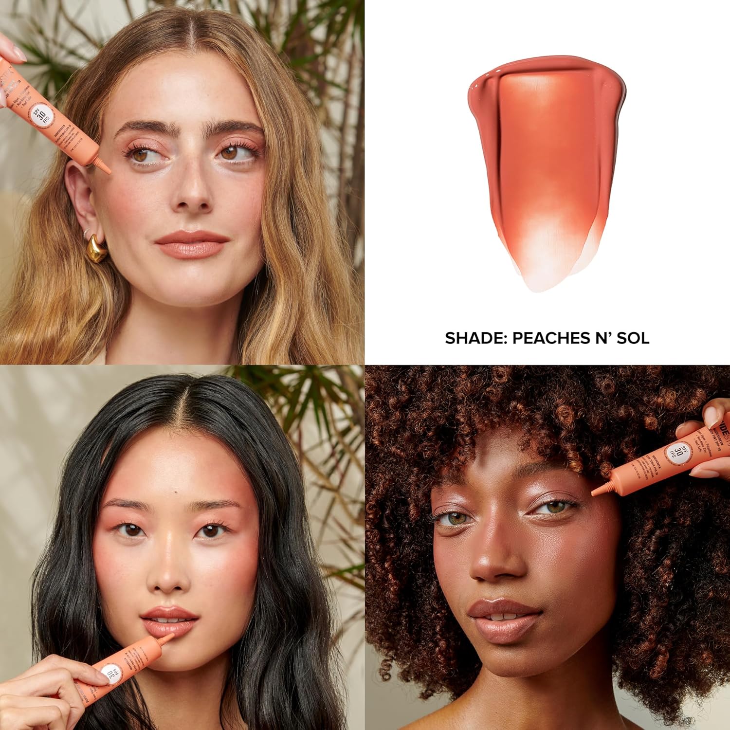 Nudestix Nudescreen Blush Tint SPF 30 – Multi-Use Liquid Blush for Cheeks, Eyes & Lips with Mineral Sunscreen | Broad-Spectrum UVA/UVB & Blue Light Protection