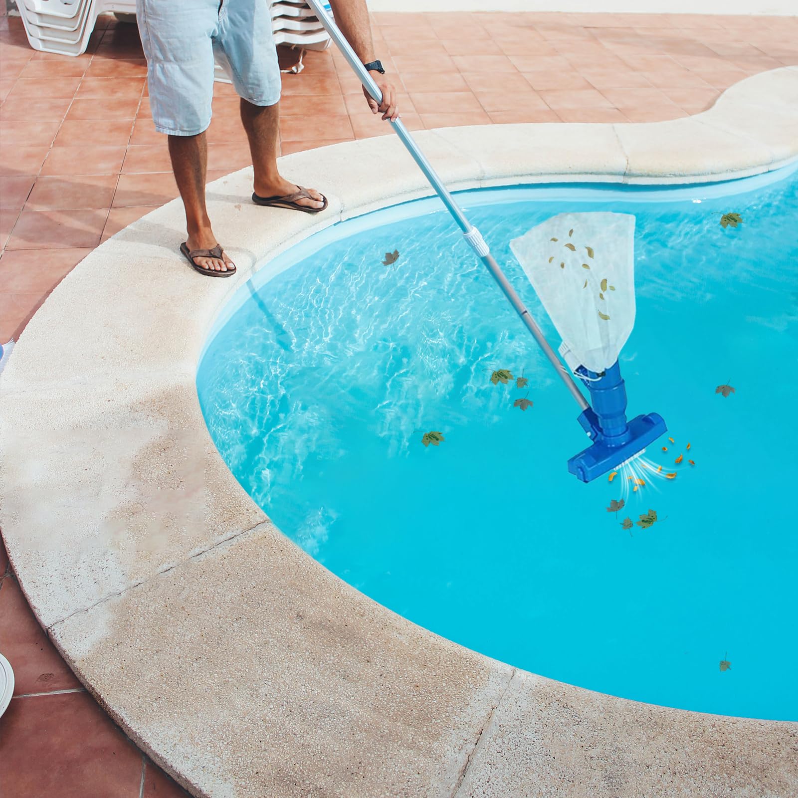 Skimmer base per piscina, strumento per la pulizia della piscina per