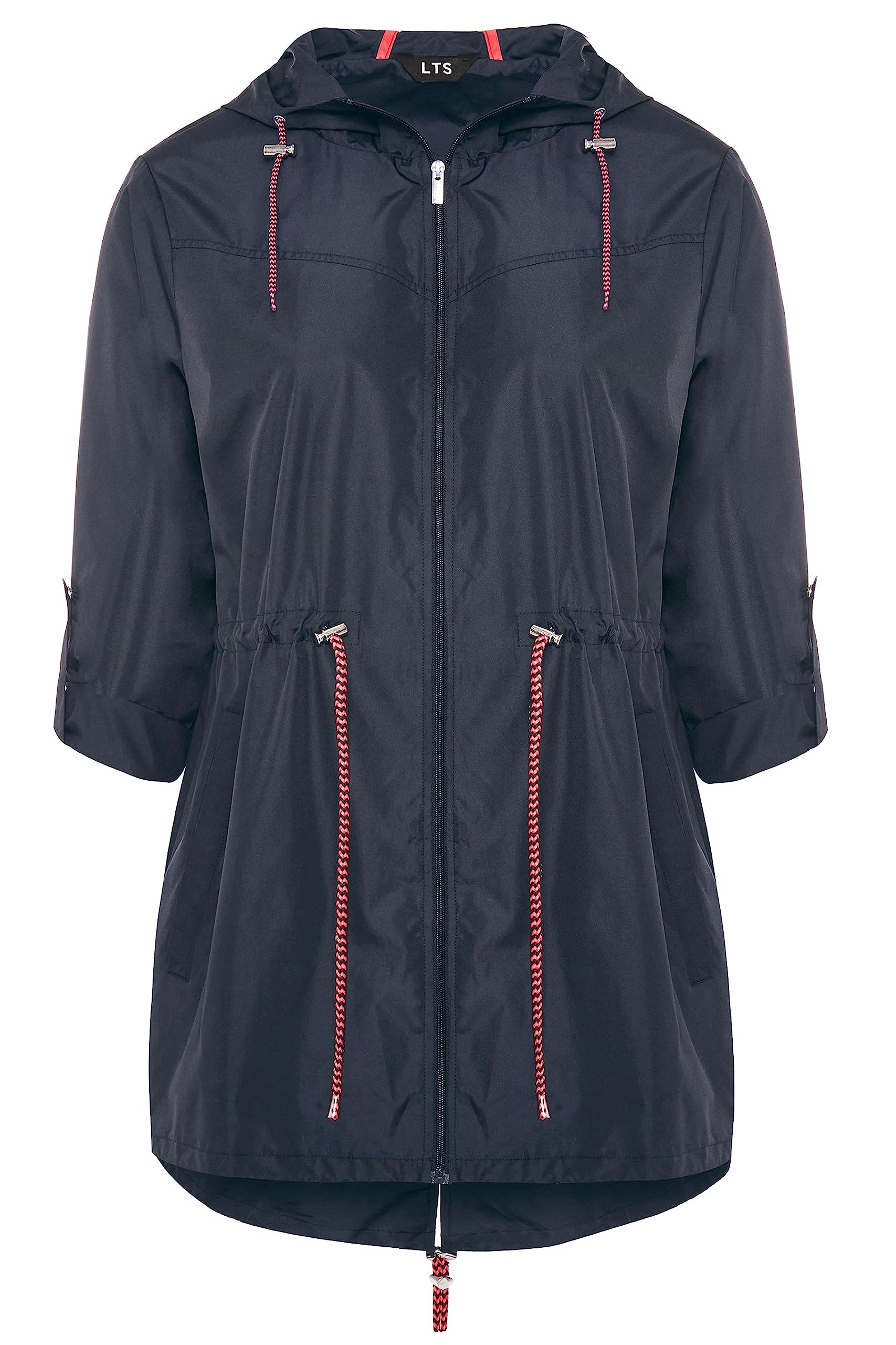 Long Tall Sally Women's Navy - Lts Tall Pocket Parka Size 16