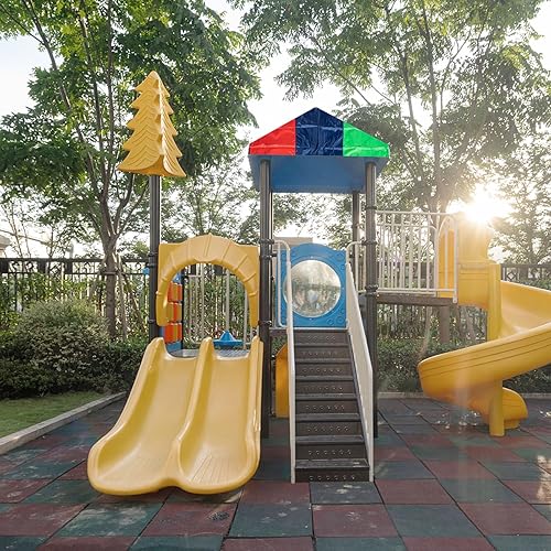 Miniatura 7 de Juego de columpios de repuesto para juguetes para niños, juego de lona resistente para exteriores, cubierta de lona de repuesto adecuada para juegos