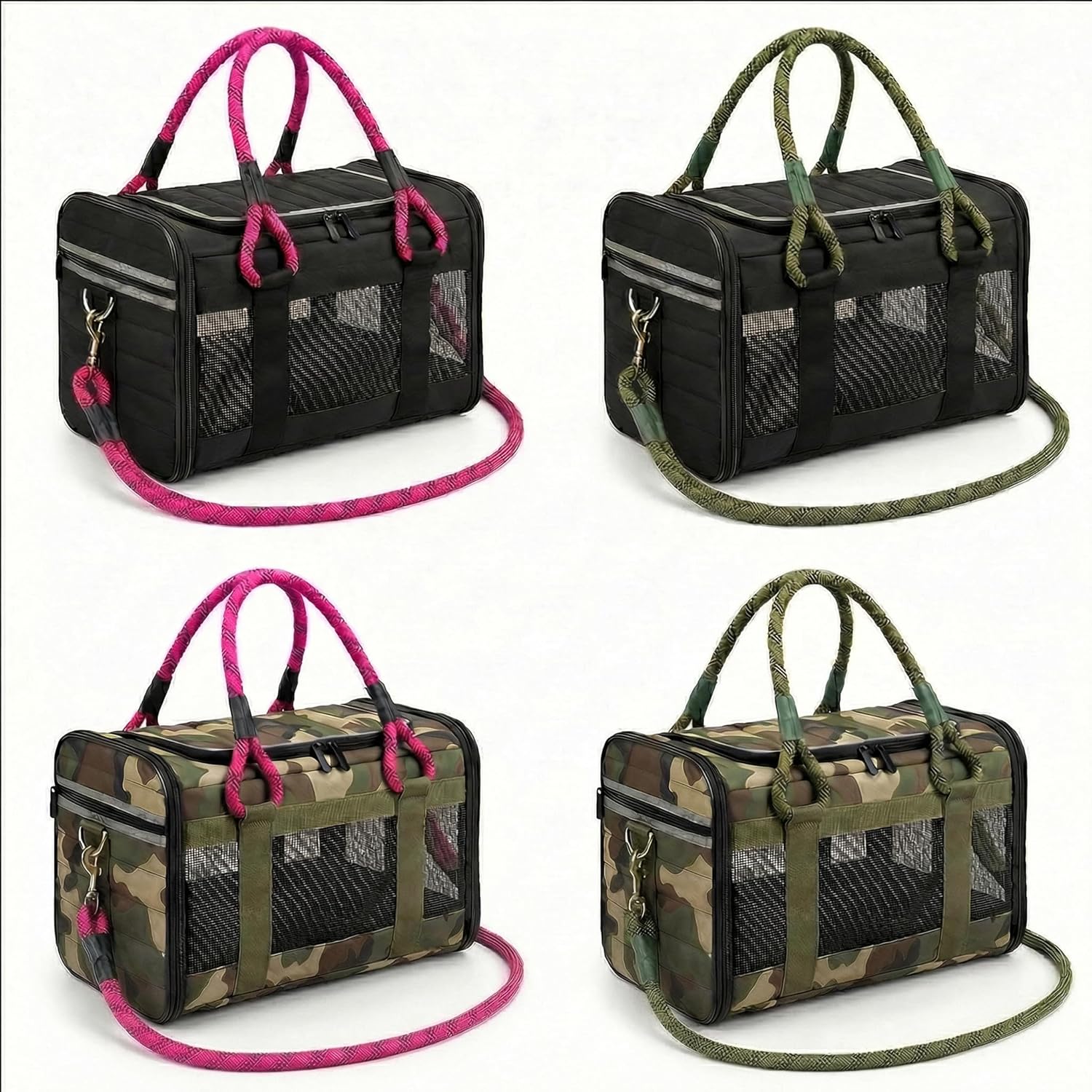 Soft-Sided Dog & Pet Carrier | for Car Rides, Trains, Errands & Daily Outings | Fits Pets Up to 15 lbs | 18" L x 11.5" H | Yorkies, Chihuahuas, Toy Poodles, Maltese & More