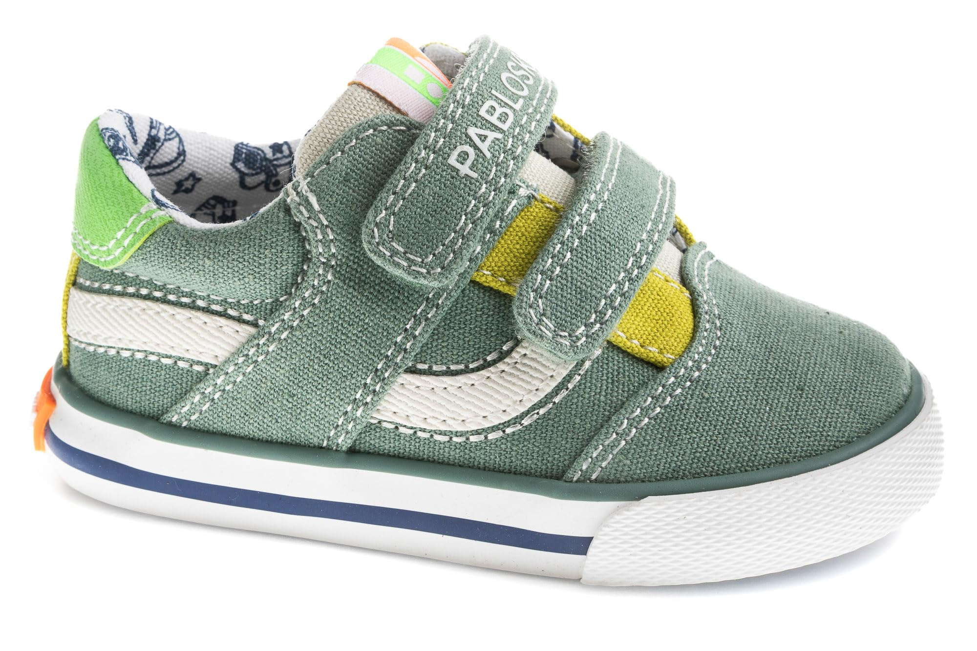 Pablosky Herren Grün Baby-Jungen Goma 984680 Sneaker, 22 Eu Weit