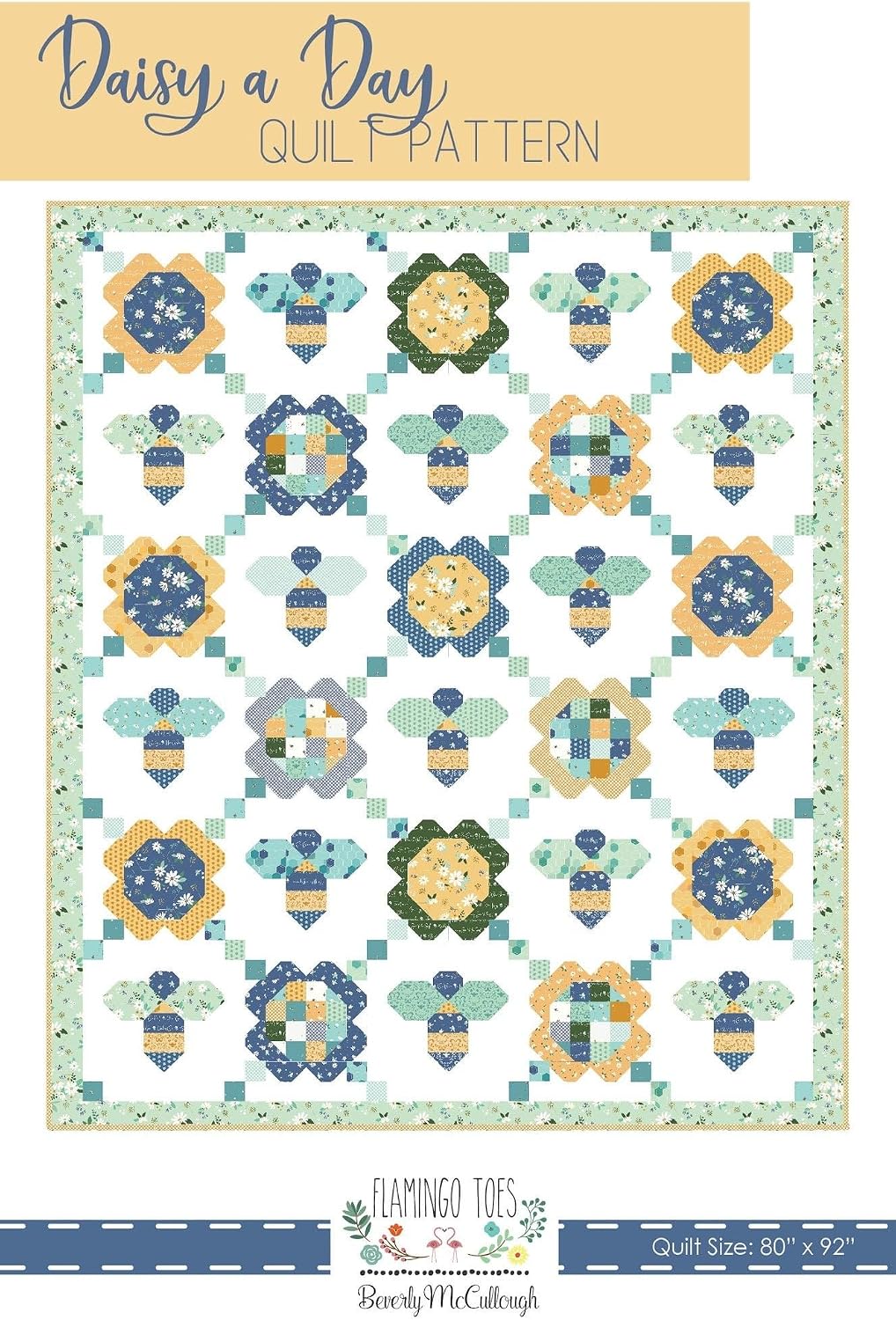 Daisy a Day Quilt Pattern by Beverly McCullough