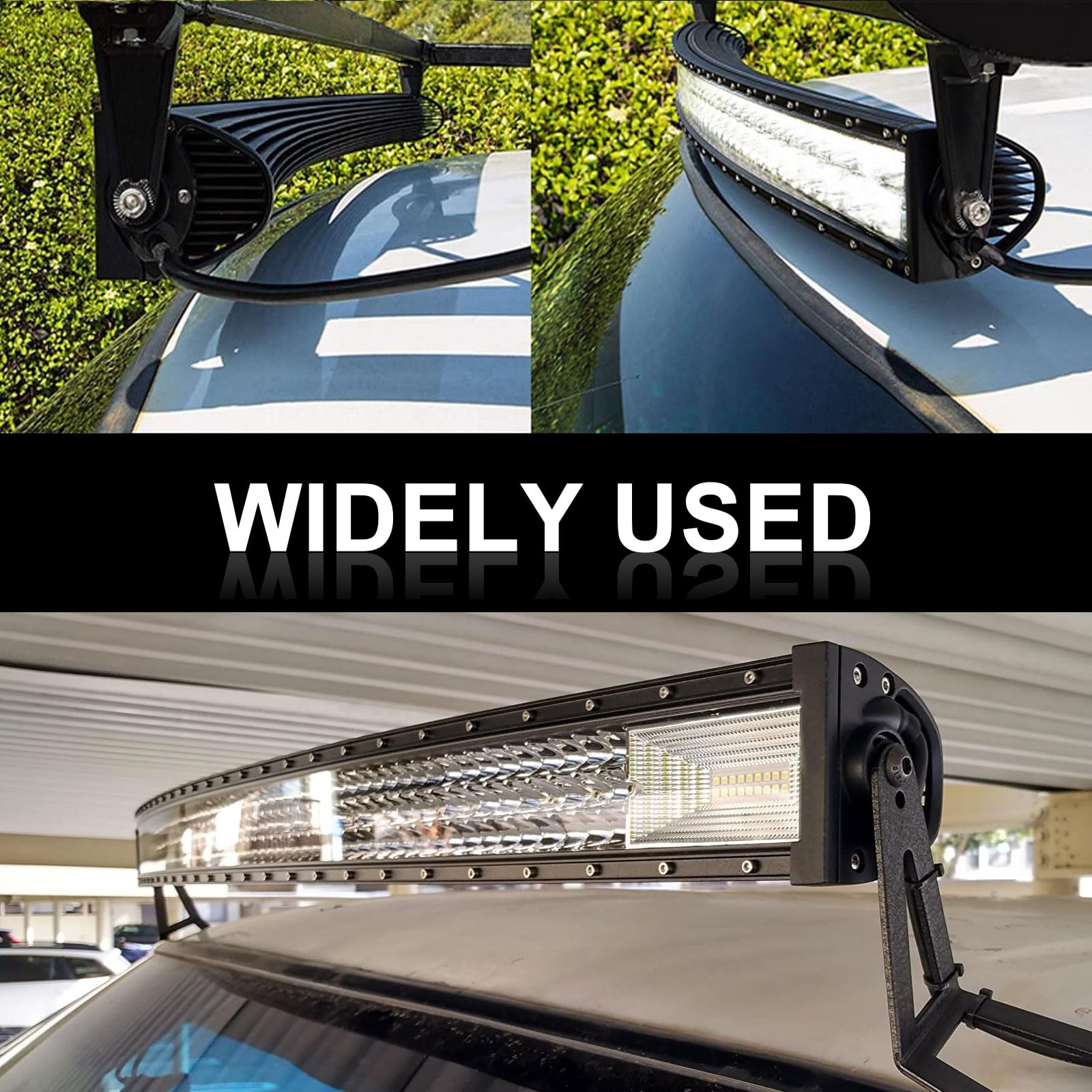 Willpower 540W Arco Barra led 4x4 con mazo de Cables, 42 Pulgadas Barra de luz LED para Off Road camión Coche ATV SUV
