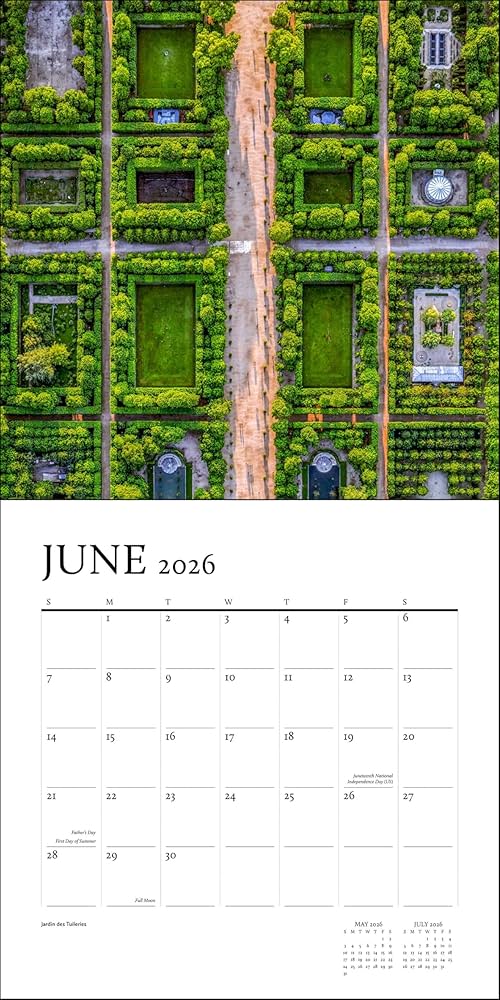 Paris from the Air 2026 Wall Calendar: Milstein, Jeffrey