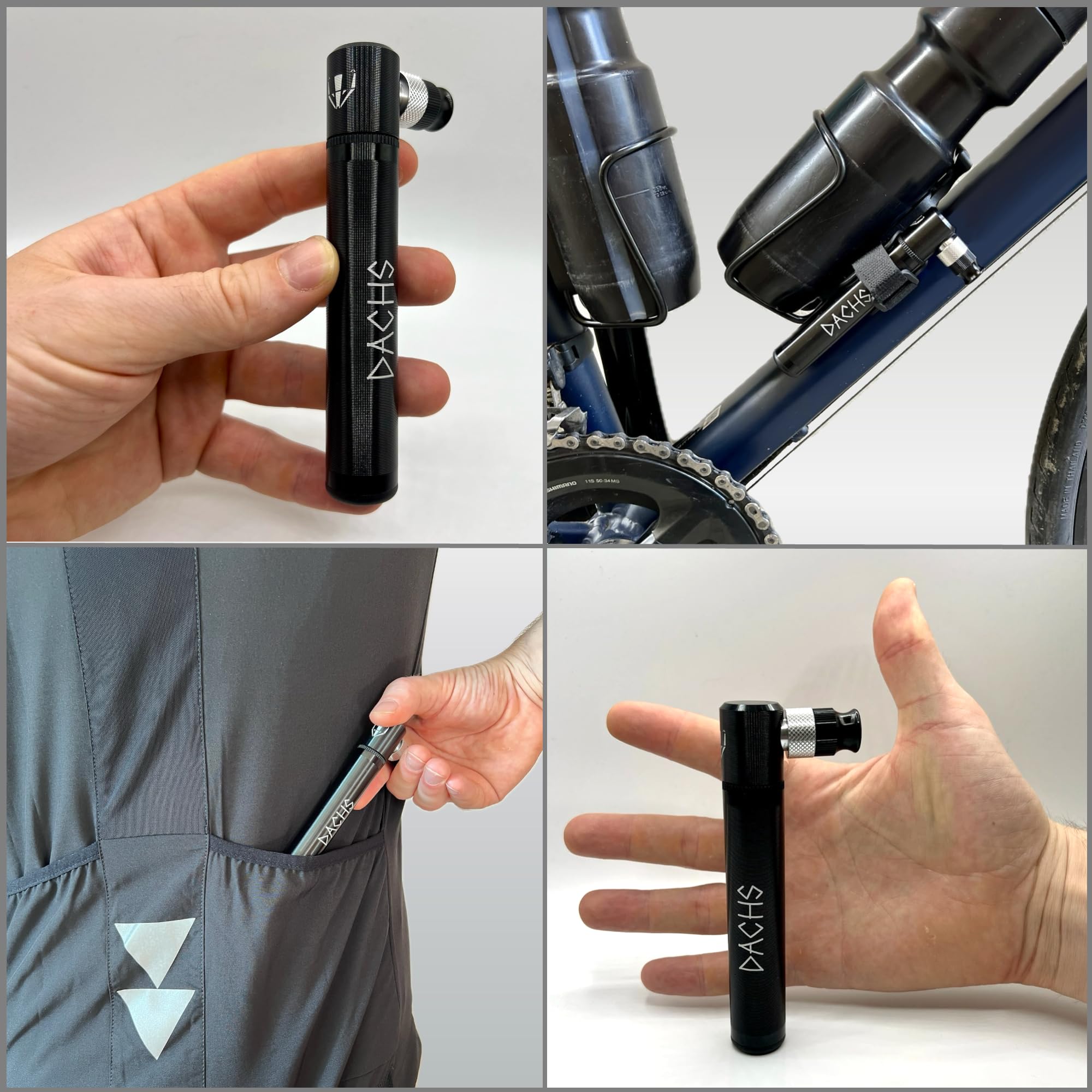 DACHS Ausrüstungsset Geschenkbox - Komplettset hochwertiges Fahrradzubehör - Fahrrad Geschenke