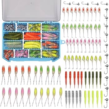 バス釣り　ワームセット Amazon.co.jp: SportColorfulルアー バス釣完全攻略ワーム色々