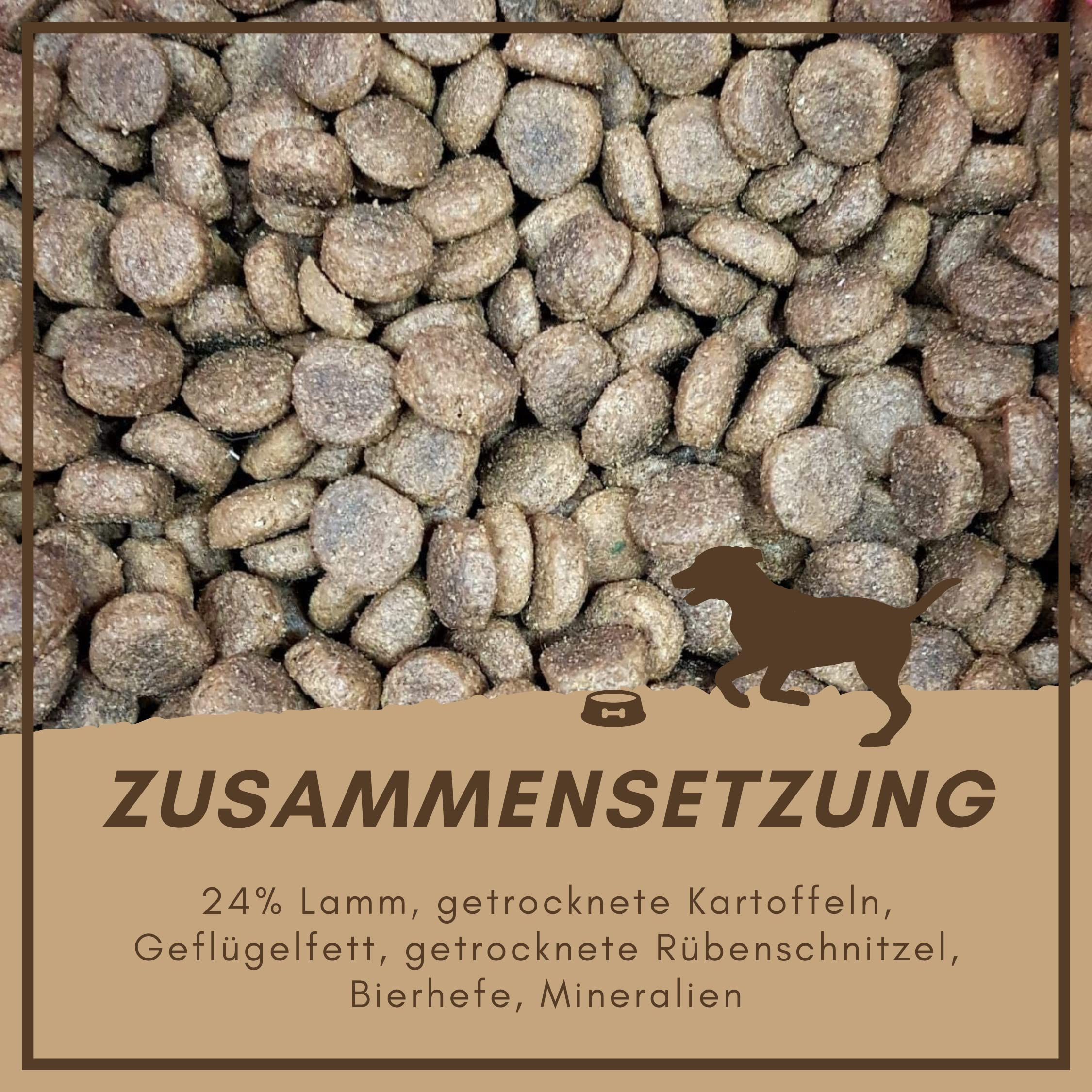 Supravit Hundefutter trocken Getreidefrei 15kg | Lamm und Kartoffeln | hohe Verträglichkeit | Gute Akzeptanz | Trockenfutter Hund ohne Getreide | ideal für Sensitive Hunde mit hohem Fleischanteil