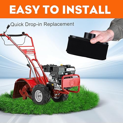 Miniatura 6 de Hipa 951-10794 Filtro de aire de repuesto para MTD 951-14262 751-10794 751-14262 Se adapta a 208cc Troy-Bilt Craftsman Yard Machines Cultivator
