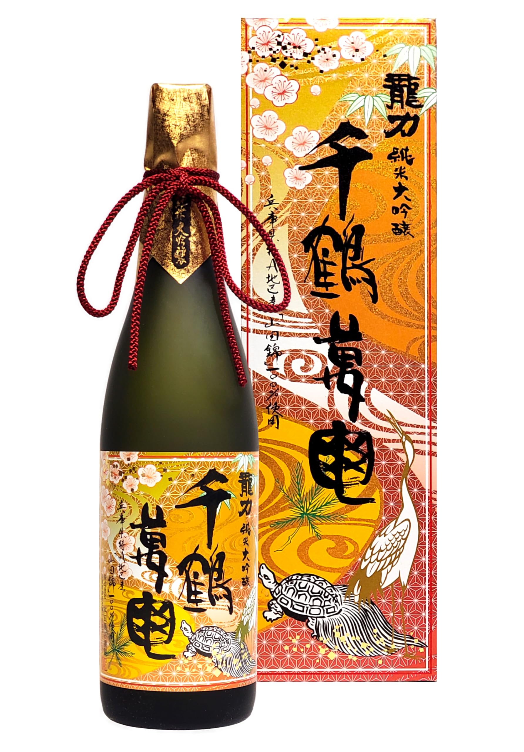 Amazon.co.jp: 龍力 純米大吟醸 千鶴万亀 720ml [ 日本酒 720ml x 1本