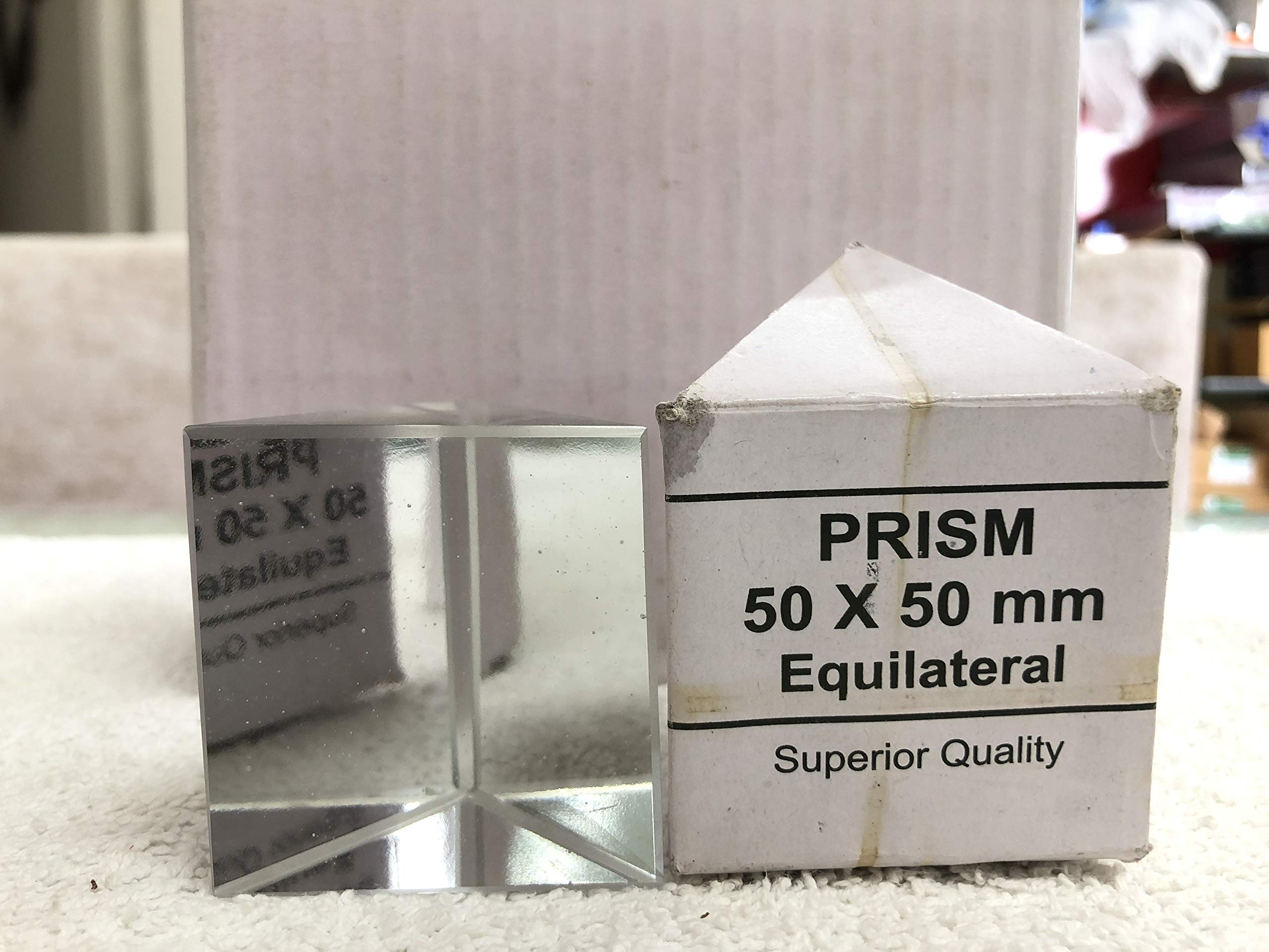 MANS GLASS PRISM 50 * 50mm EQUILATERAL-picture-25
