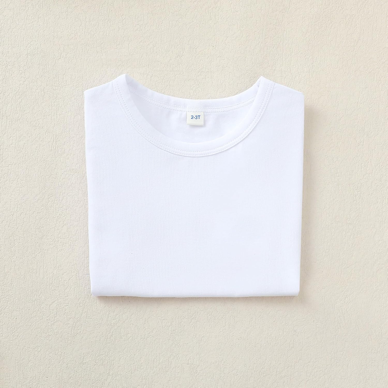 LYSMuch Girls Puff Sleeve T-Shirt Toddler Round Neck Casual Top