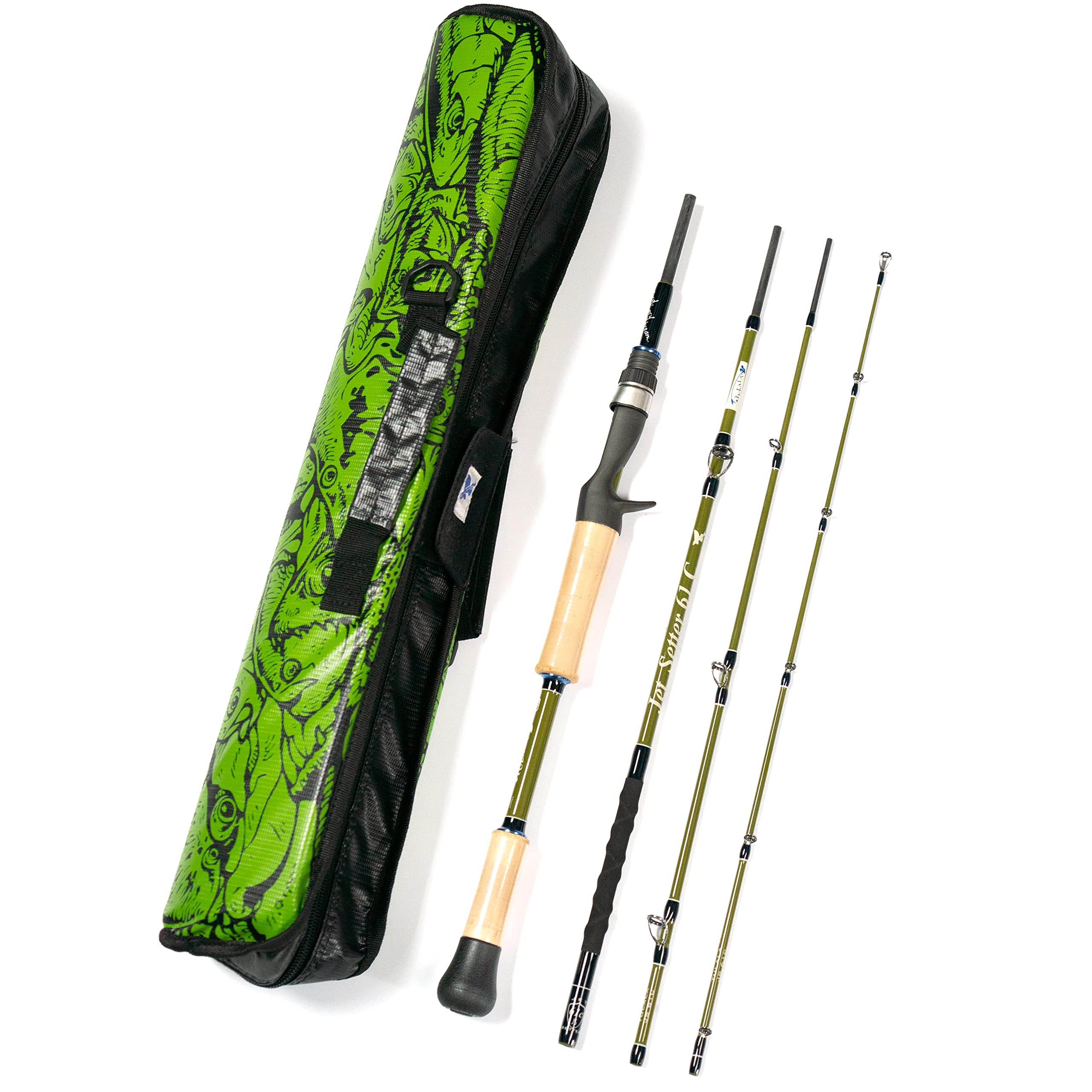 Japanese Bland] [JetSlow×TULALA Jetsetter 61C] Baitcasting 4pcs