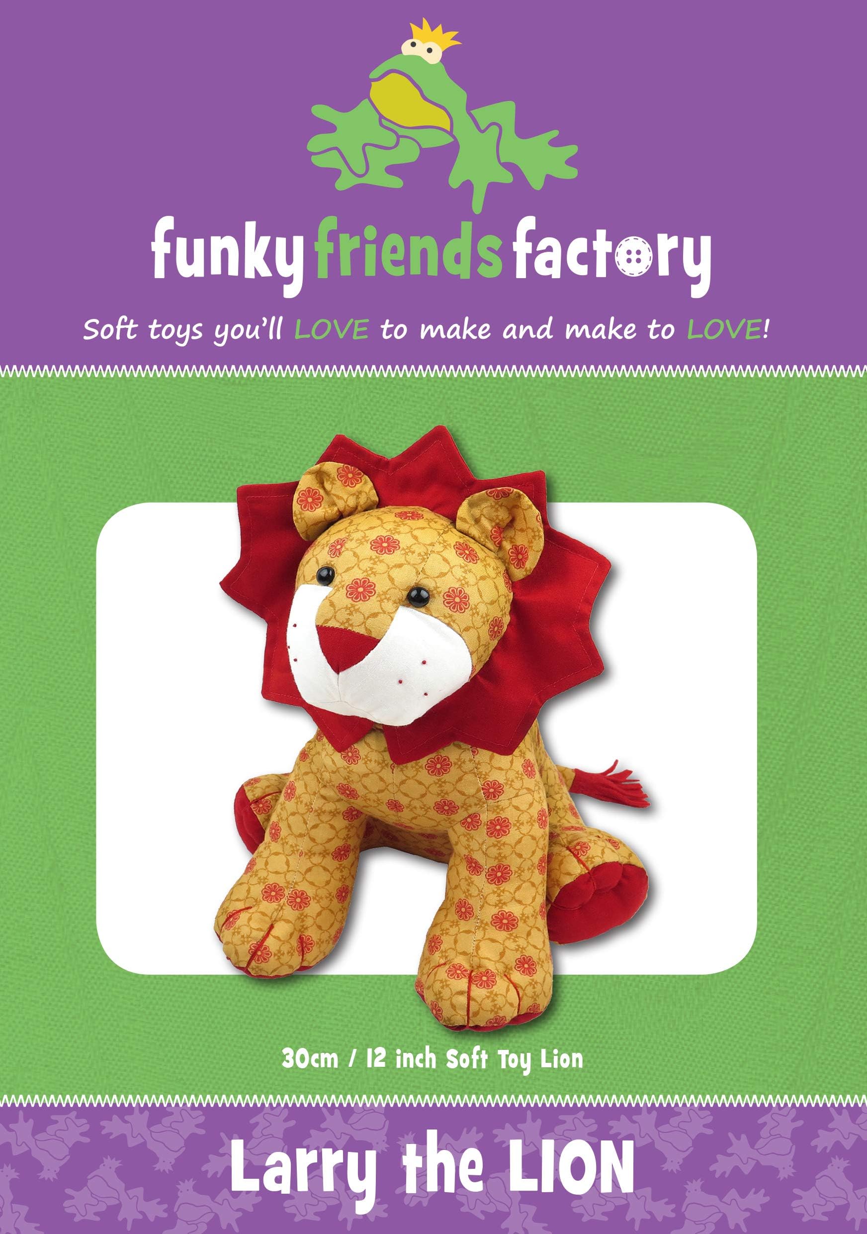 Larry Lion Sewing Pattern