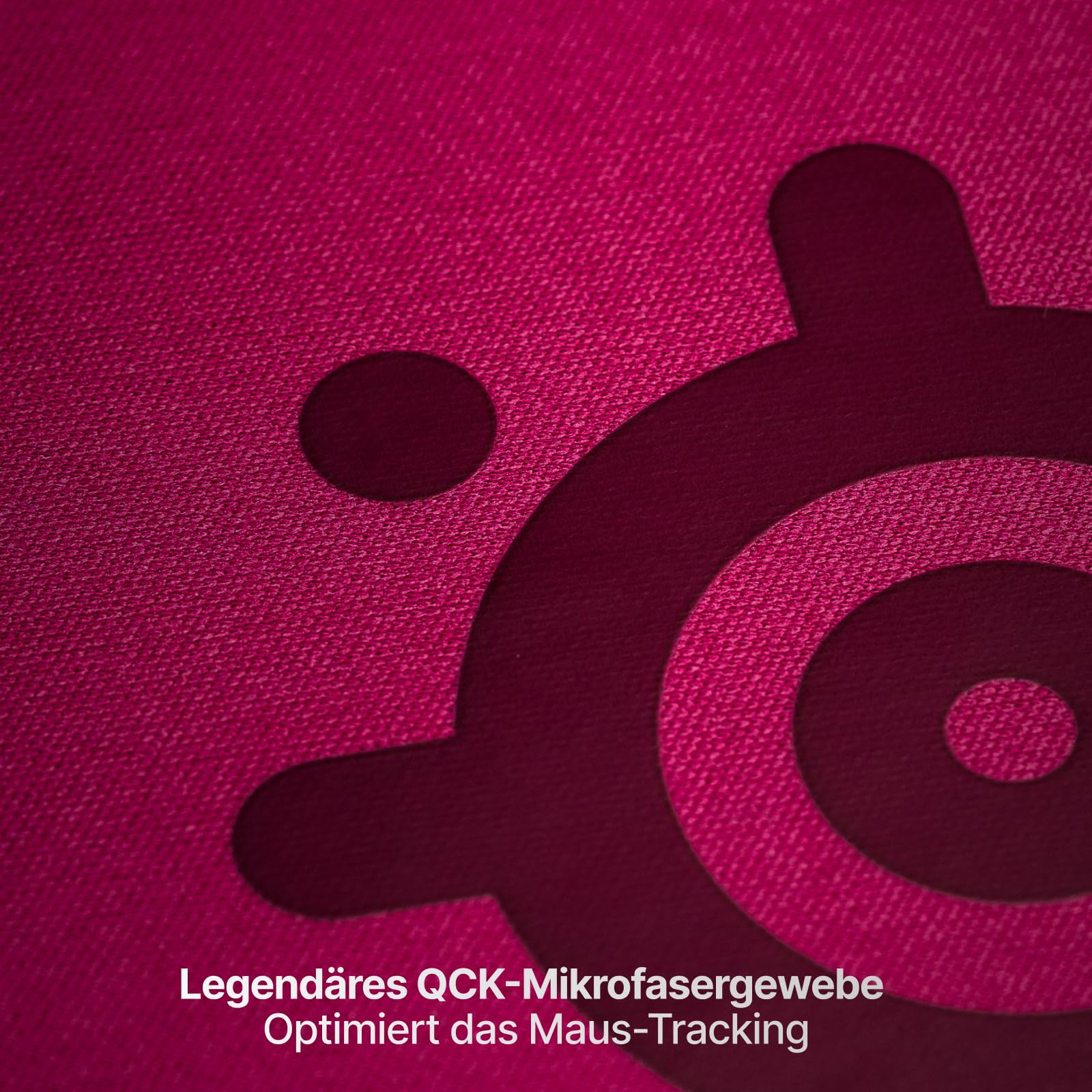 SteelSeries QcK Heavy Gaming Mousepad - Thicker, Non-Slip Silicone Rubber Base, Peak Tracking, Optimized for Gaming FPS, MOBAs, RTS, MMO - Large Size 450 mm x 400 mm x 6 mm - Magenta