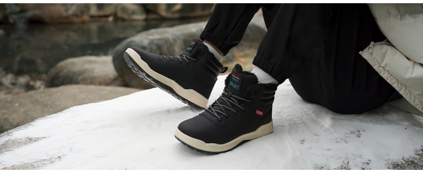 AFT AFFINEST - Botas De Nieve Para Hombre, Impermeables