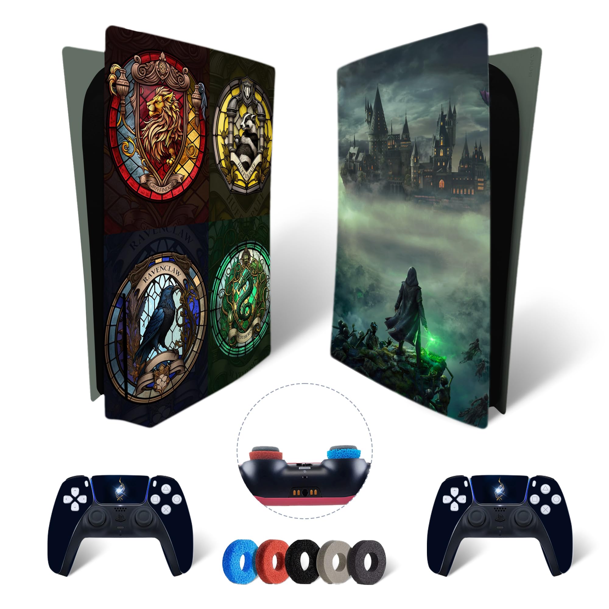 Kit de vinilos Extra Resistentes MaD Vision® para PlayStation 5 (PS5) Digital| Set de vinilos Mate para Consola + 2 mandos - para Anime|Rubber|Zoro|Nami Diseño — view 48