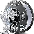 Creality PETG Filament 1.75mm, High Precision, Strong Resistance, Odourless, Best Flow, 3D Printer Filament 1kg, High Precision 1.75mm +/- 0.03mm, PETG Transparent