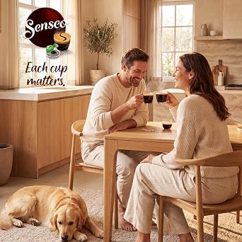 Senseo Strong Dark Roast - (Packs) - Bold & Intense Flavor with Ri Coffee Pods - 144 Count - Single-Serve Coffee Pads with Rich Crema - Compatible with Senseo and PeleCom Machines