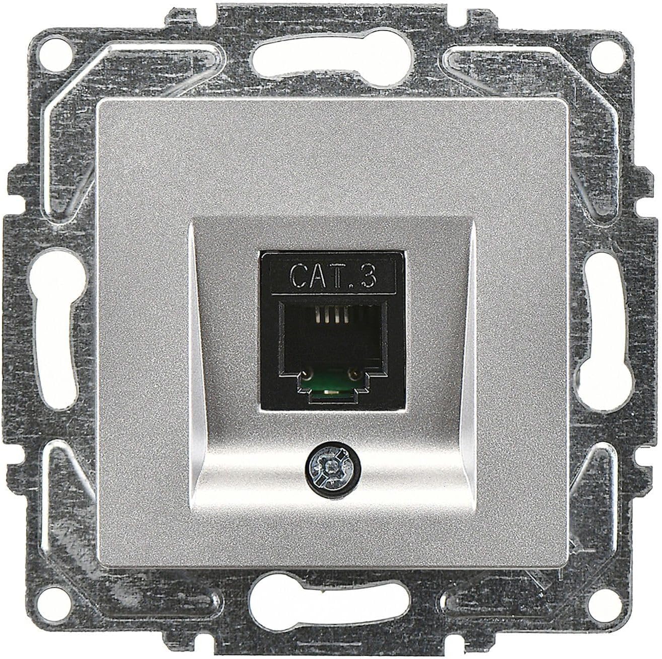 Günsan EQONA METALLIC GUMUS NUMERIS TELEFON PRIZ(CAT3)(ACILI)(MKZ)