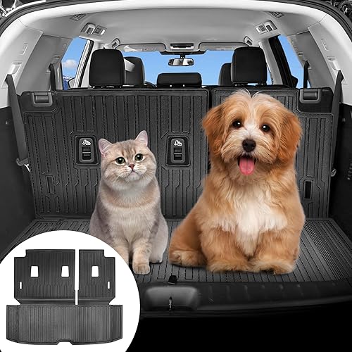 Antsvnn Compatible con Nissan Pathfinder 7 y 8 pasajeros, alfombrillas para respaldo, fundas de maletero 2025 2024 2023 2022, protector de asiento