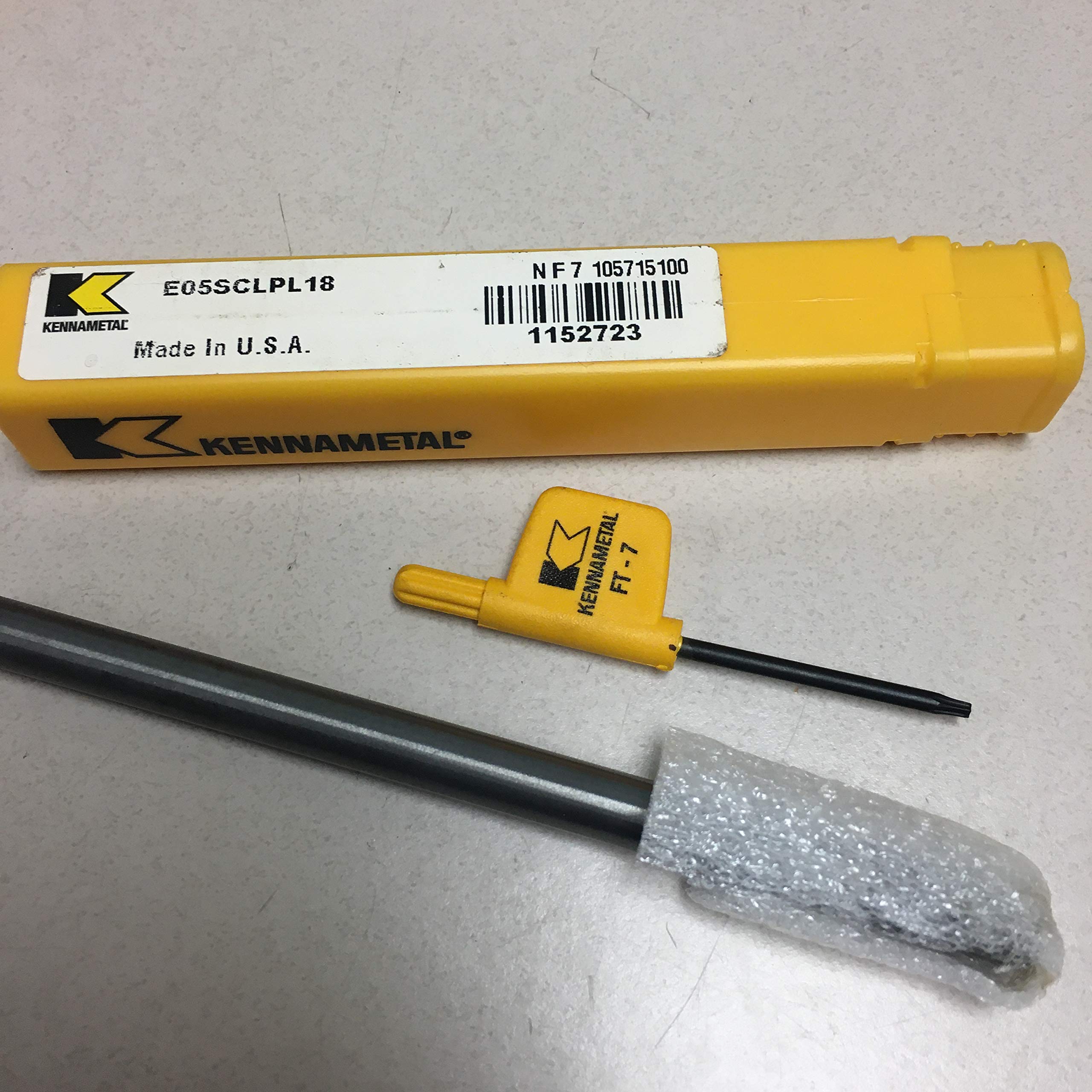 Kennametal E05 SCLPL18 Carbide Boring Bar