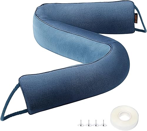 MAGZO - Tapón de ruido para puerta bloqueador de corrientes de aire, reductor de ruido, tapón de aire resistente para la parte inferior de la