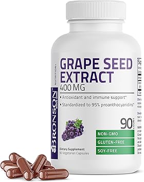 Bronson grape seed extract 400 mg - antioxidant & i…