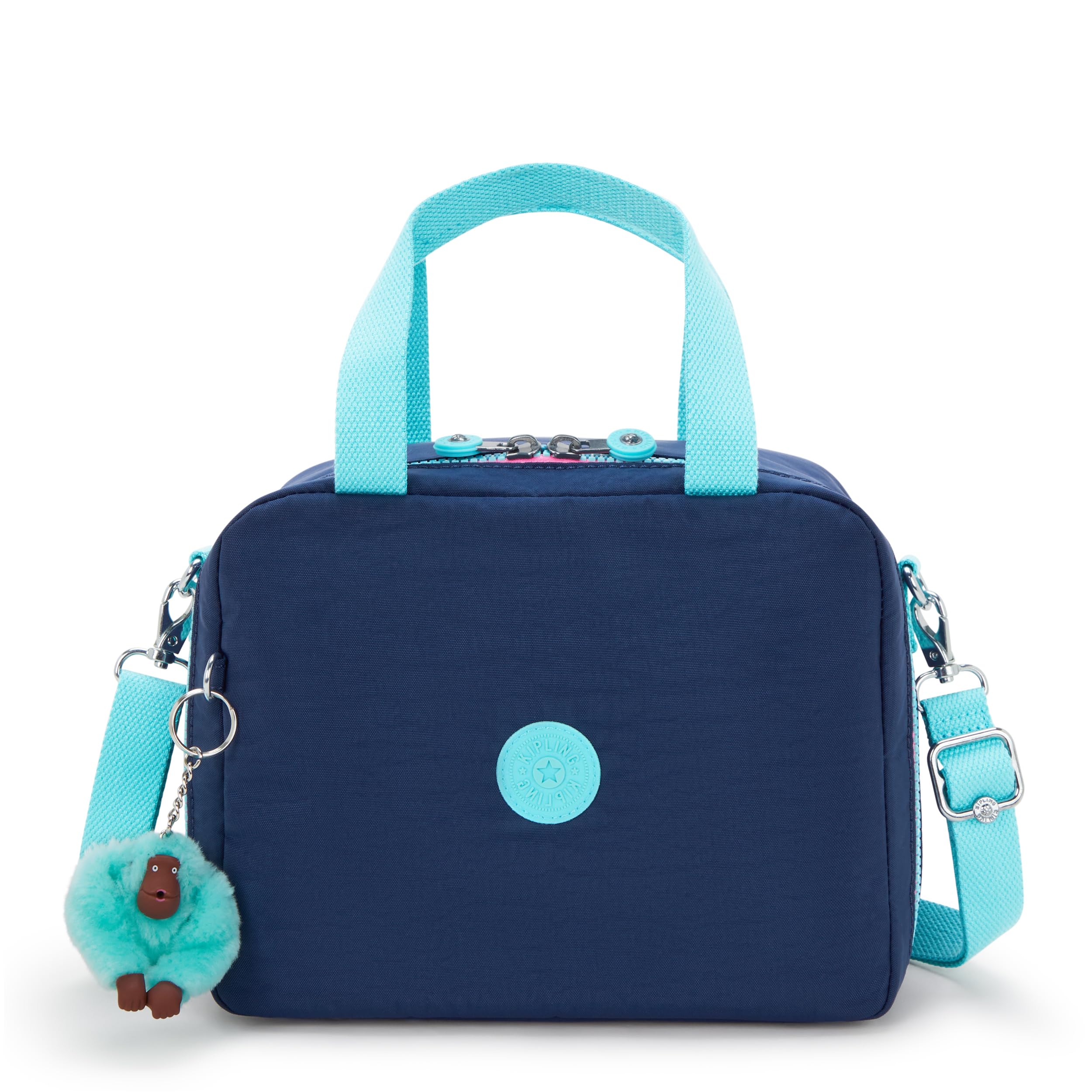 Kipling Women's Mixed Colours Insulated Medium Lunch Bag With Trolley Sleeve 56% Recycled Polyamide, 44% Polyamide
