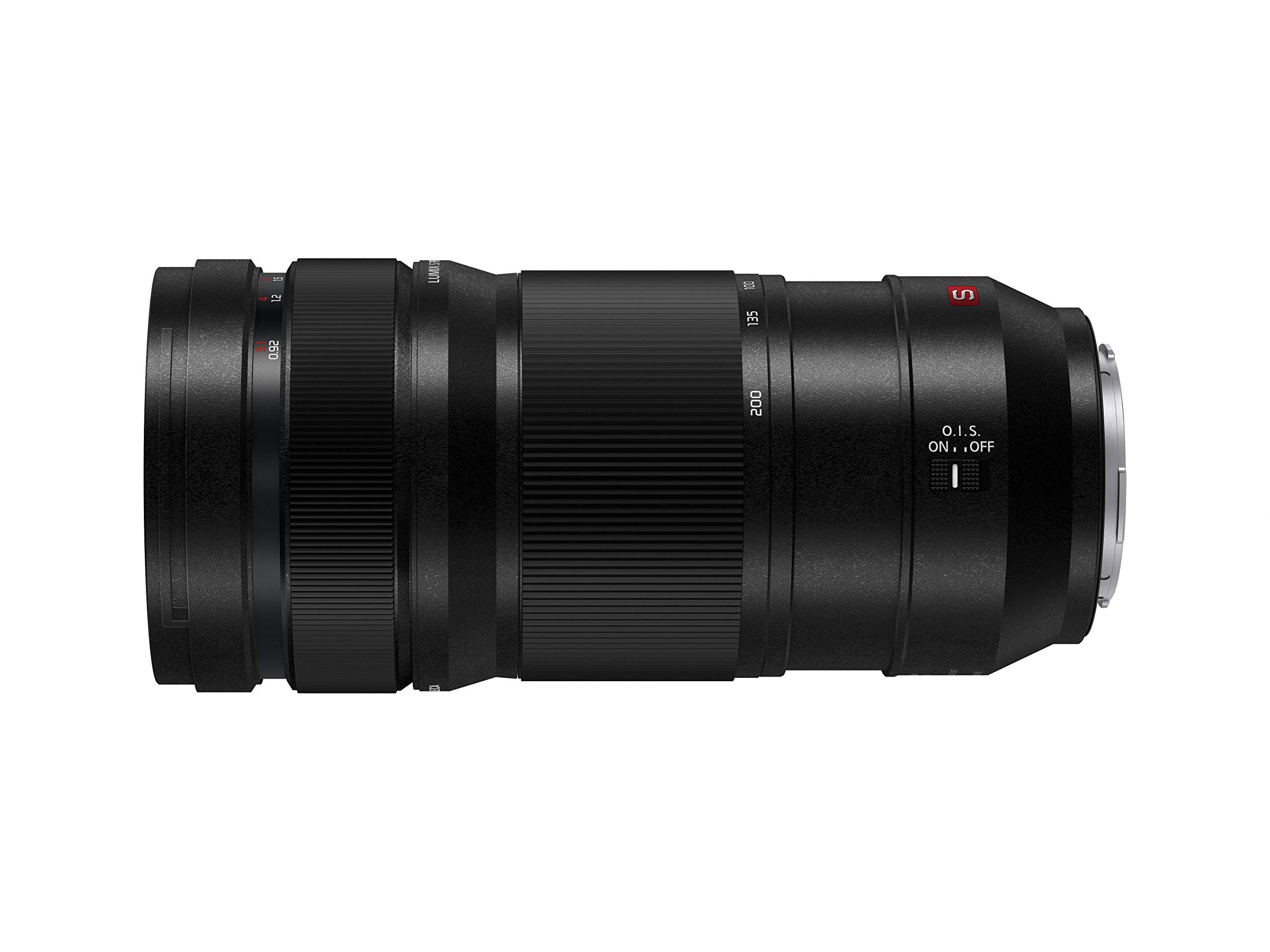 Panasonic Lumix S-R70200E Teleobiettivo 70-200mm F4.0 O.I.S., L-Mount System, Nero