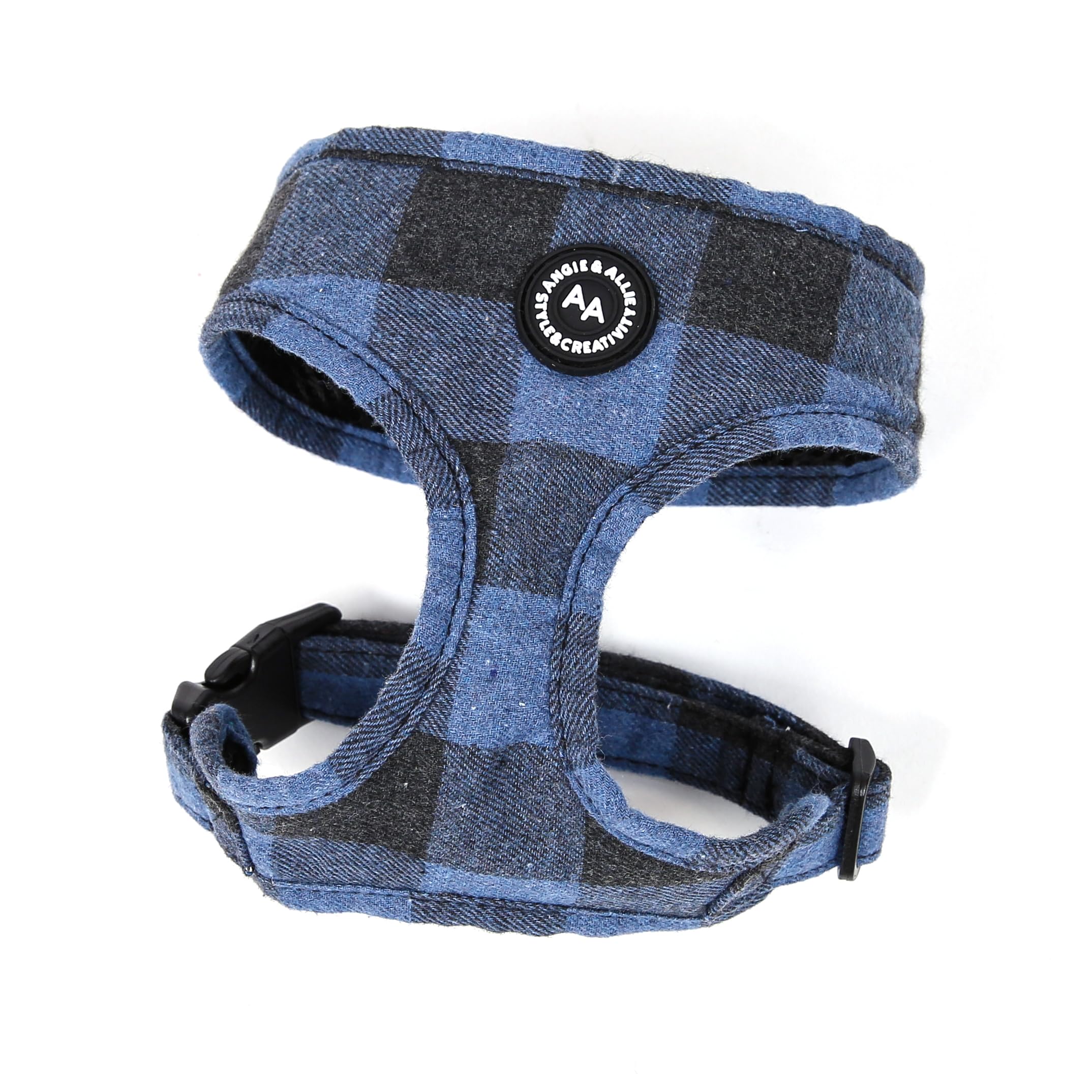 Angie and Allie Organic Cotton Dog Harness,No Pull Pet Harness with Leash D-Ring,Adjustable Soft Padded Dog Vest,Comfortable,Sustainable,Breathable