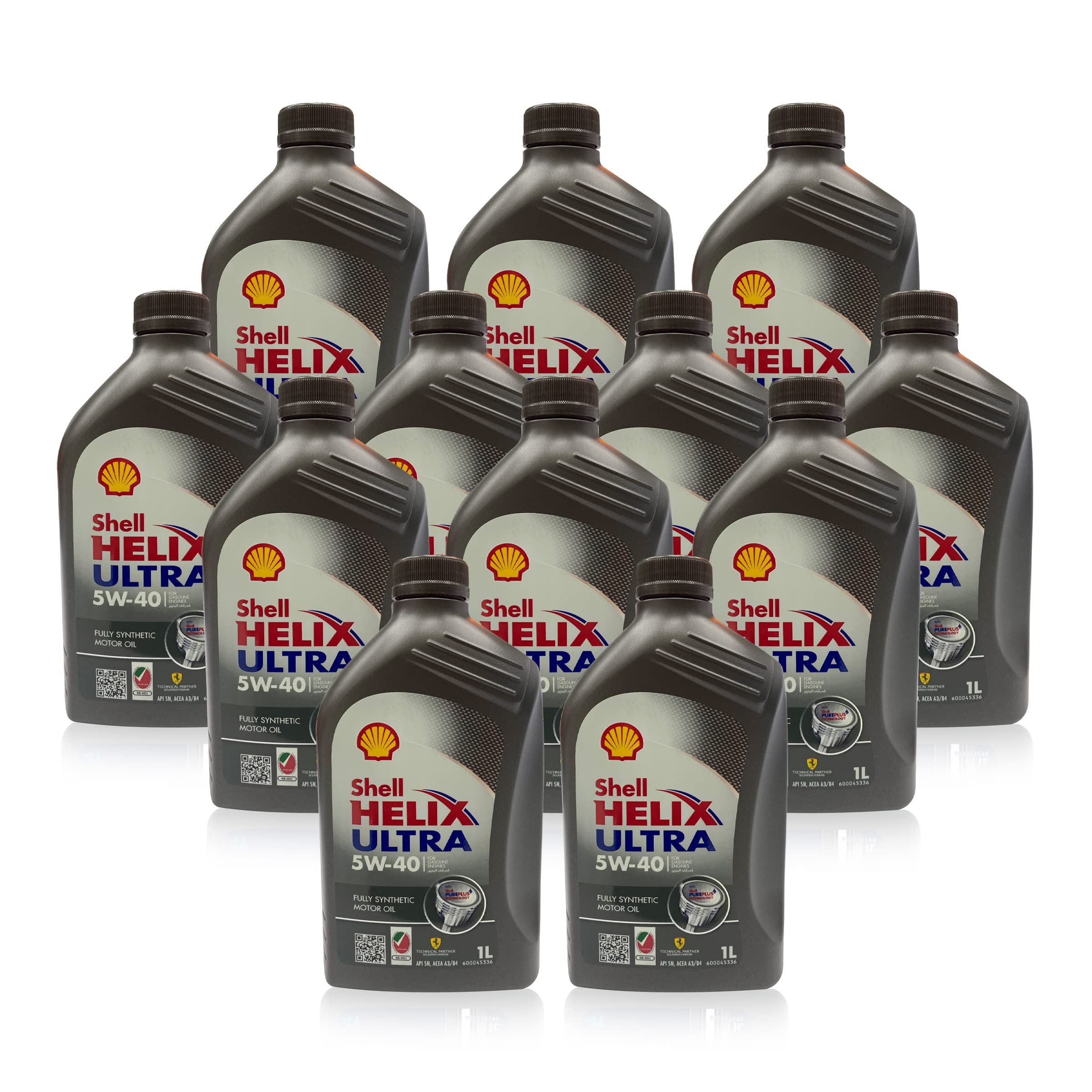 Helix Ultra 5W-40 Fully Synthetic Motor Oil (15,000 Kms, 1 Litre, Pack Of 12)