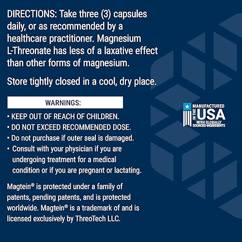 Miniatura 7 de Life Extension Neuro-Mag Magnesio L-treonato, Salud de la Memoria, Pensamiento Rápido, Apoyo a la Salud Cognitiva, Vegetariano, Sin GMO, 90 Cápsulas