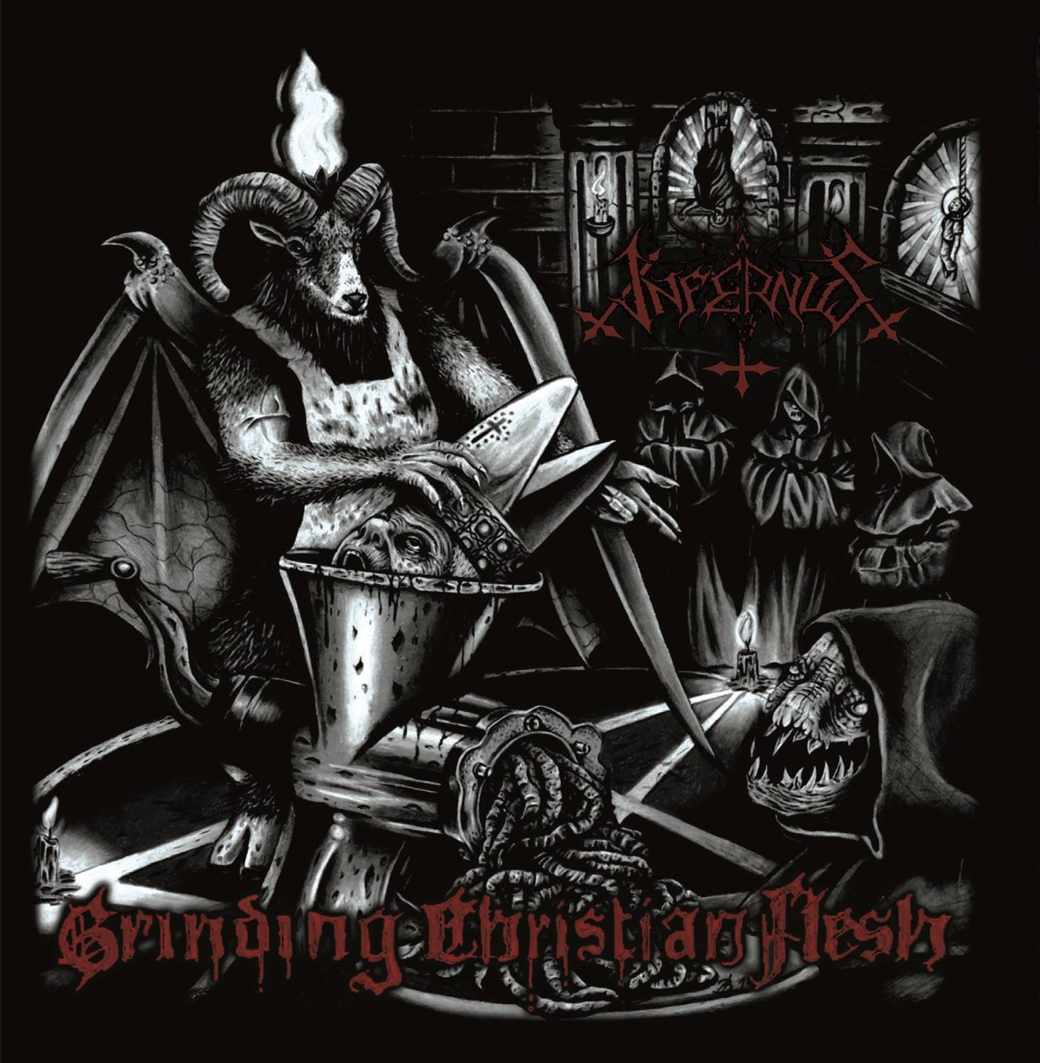 Infernus Grinding Christian Flesh CD New 768586020927